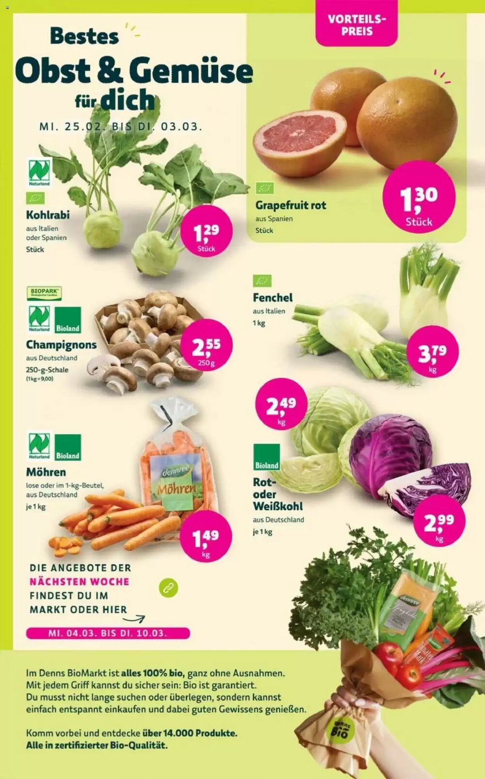Denns BioMarkt Prospekt (ab 25.02.2026) zum Blättern - Seite 4