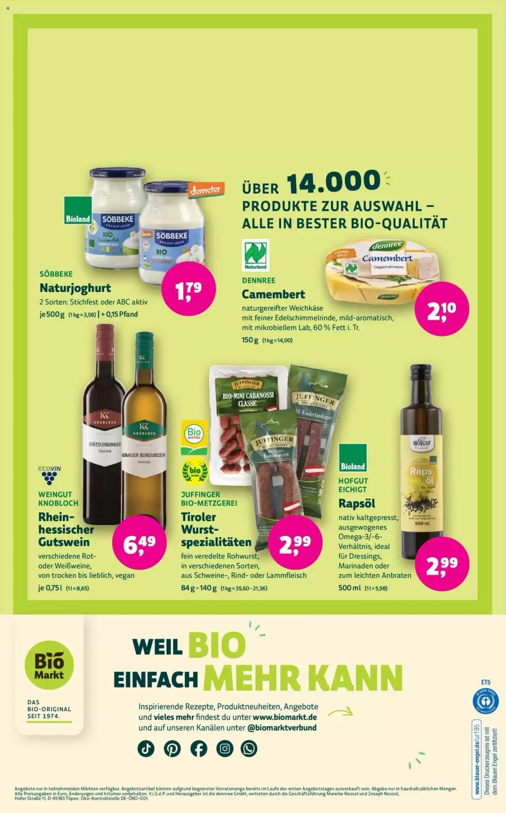 Biomarkt Prospekt (ab 25.02.2026) zum Blättern - Seite 12