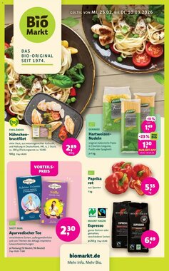 Biomarkt Prospekt (ab 25.02.2026) zum Blättern