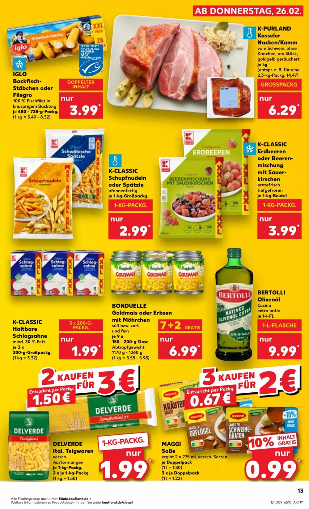 Kaufland Prospekt (ab 25.02.2026) zum Blättern - Seite 13