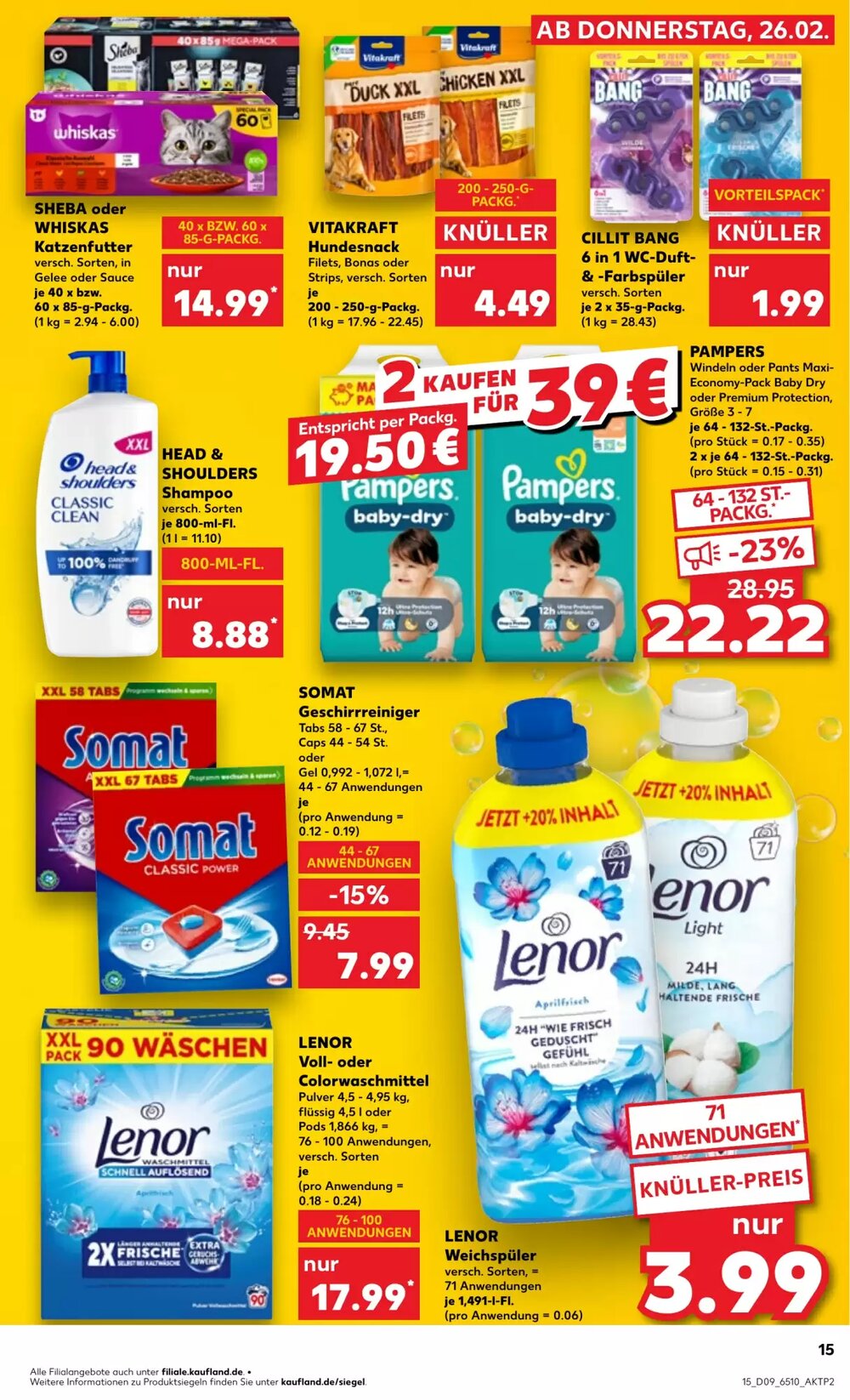 Kaufland Prospekt (ab 25.02.2026) zum Blättern - Seite 15