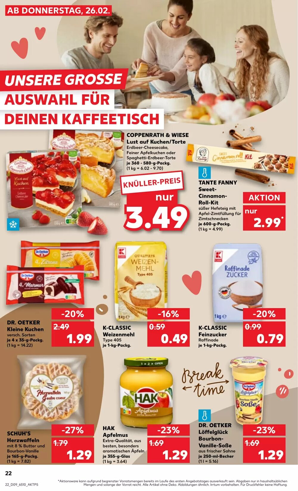 Kaufland Prospekt (ab 25.02.2026) zum Blättern - Seite 22