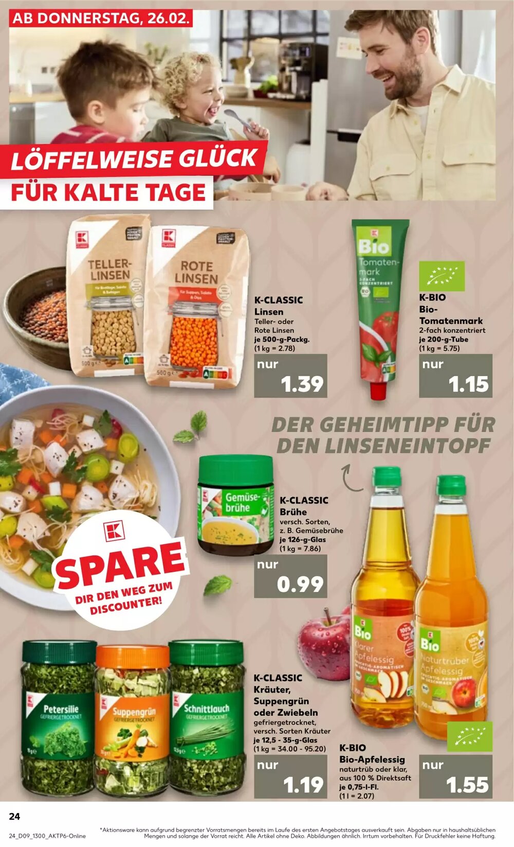 Kaufland Prospekt (ab 25.02.2026) zum Blättern - Seite 24