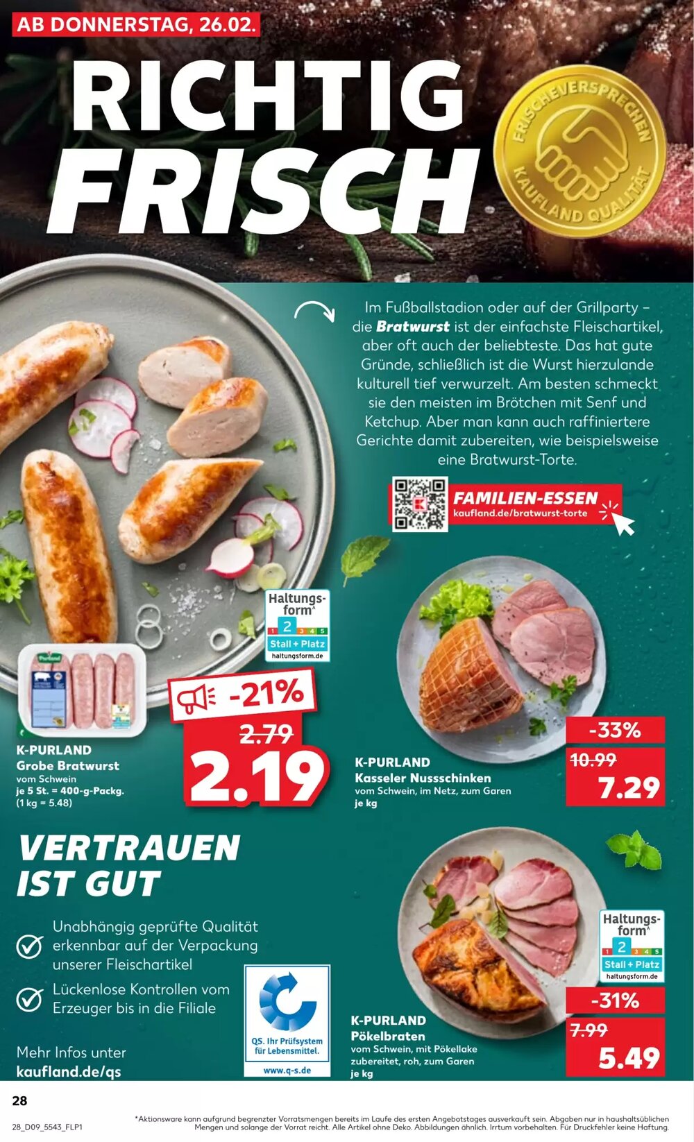 Kaufland Prospekt (ab 25.02.2026) zum Blättern - Seite 28