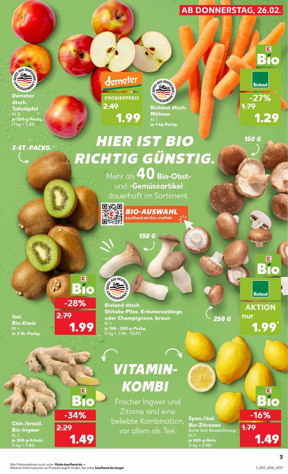 Kaufland Prospekt (ab 25.02.2026) zum Blättern - Seite 3