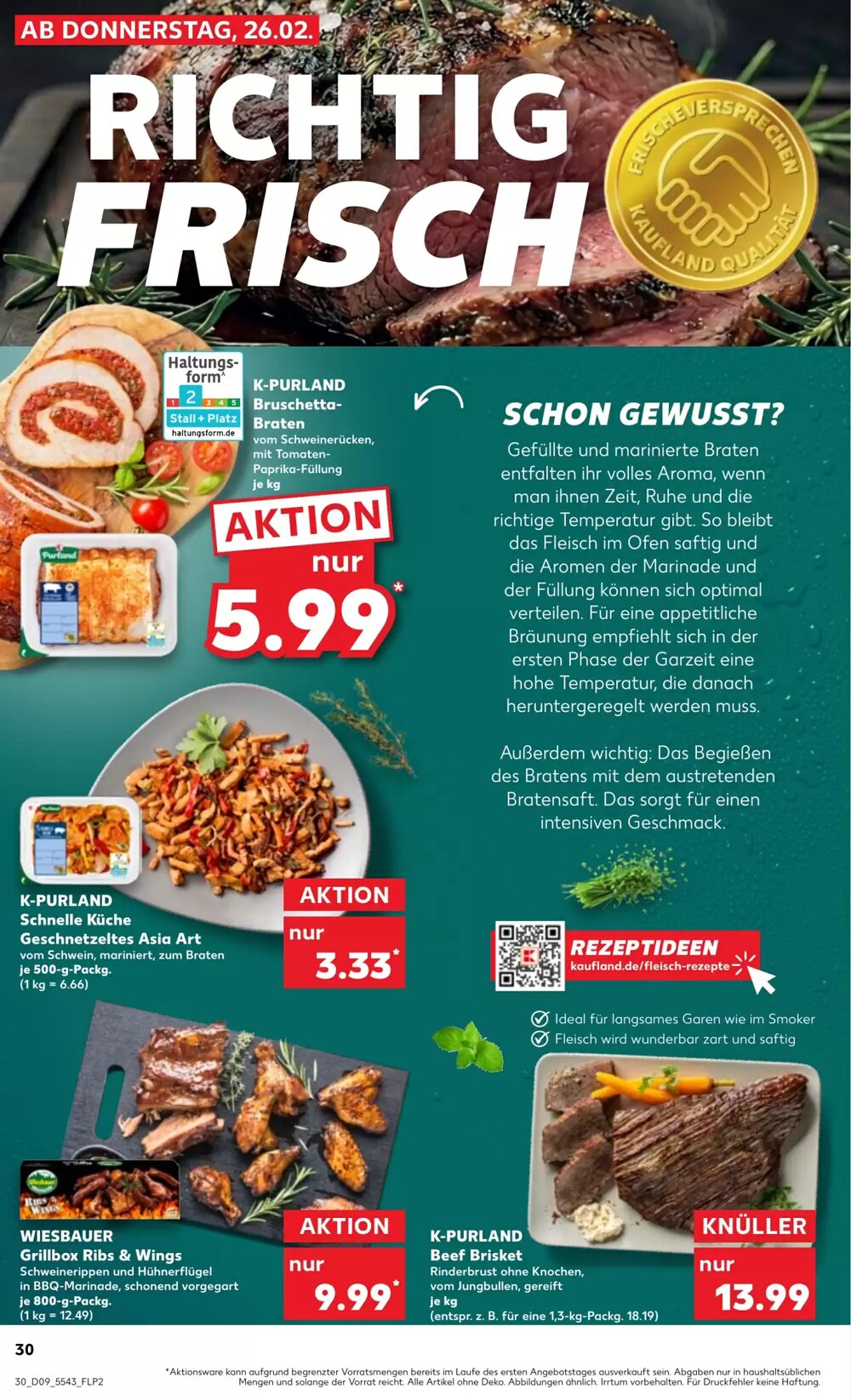 Kaufland Prospekt (ab 25.02.2026) zum Blättern - Seite 30