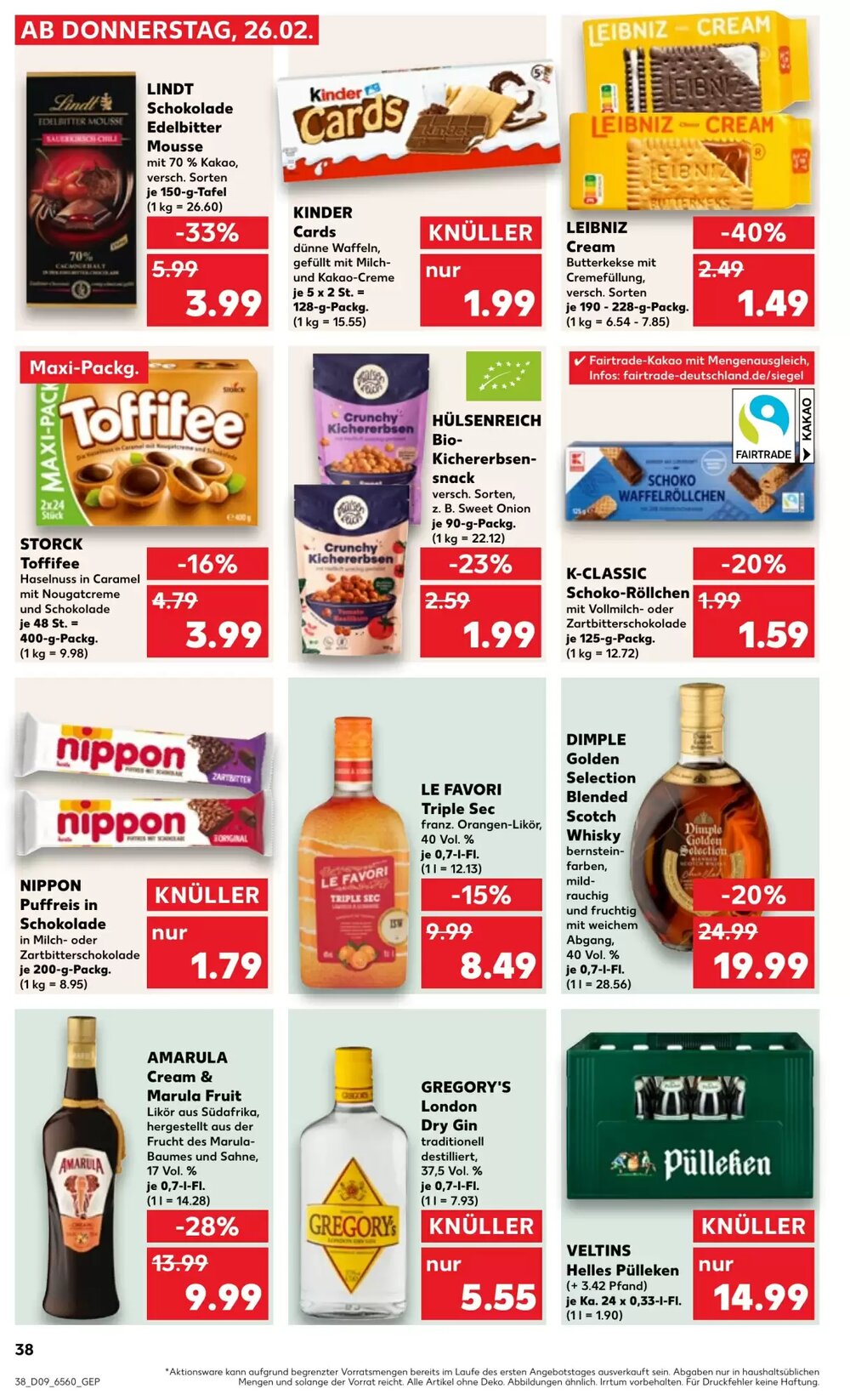 Kaufland Prospekt (ab 25.02.2026) zum Blättern - Seite 38