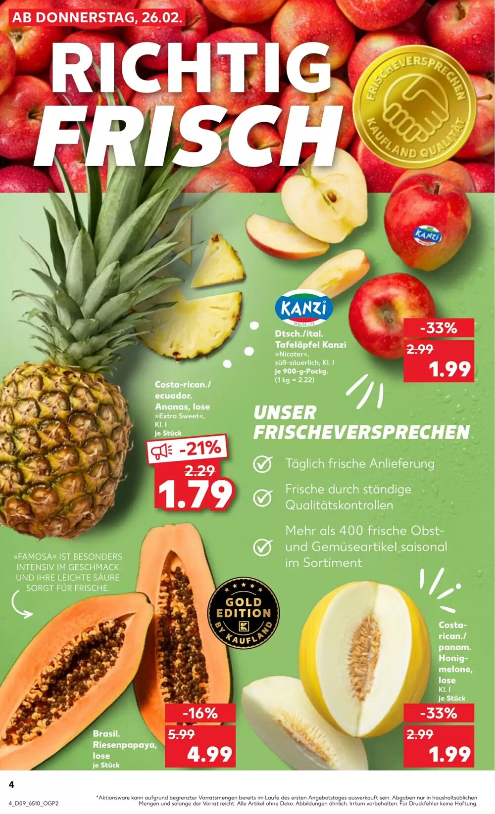 Kaufland Prospekt (ab 25.02.2026) zum Blättern - Seite 4