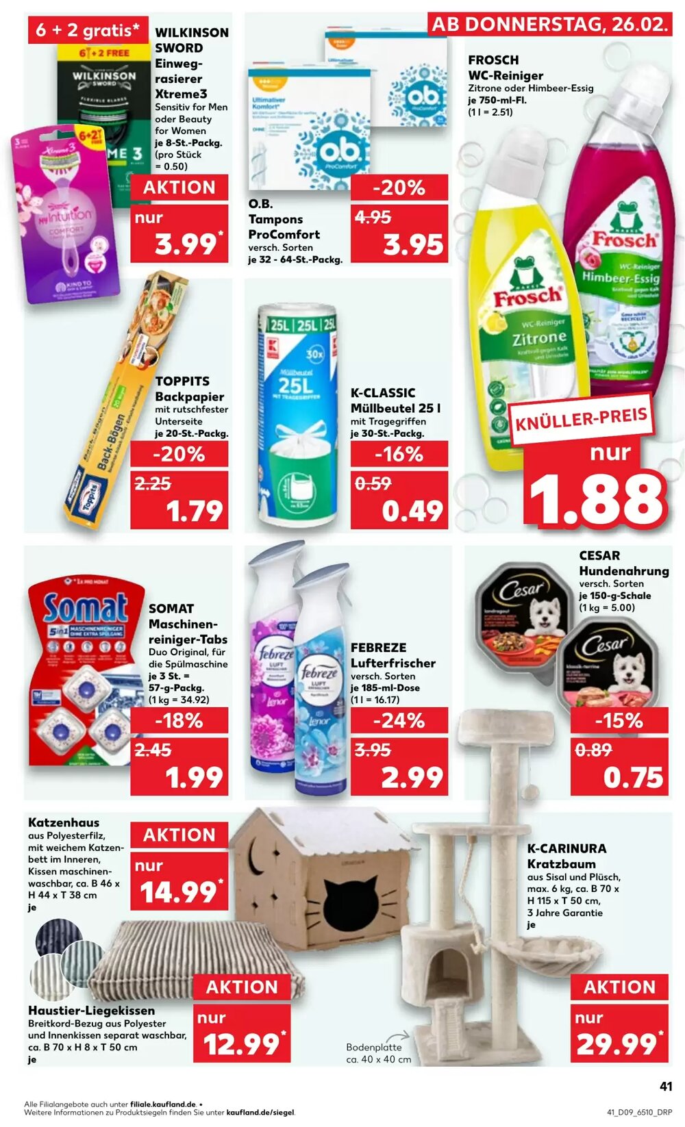 Kaufland Prospekt (ab 25.02.2026) zum Blättern - Seite 41