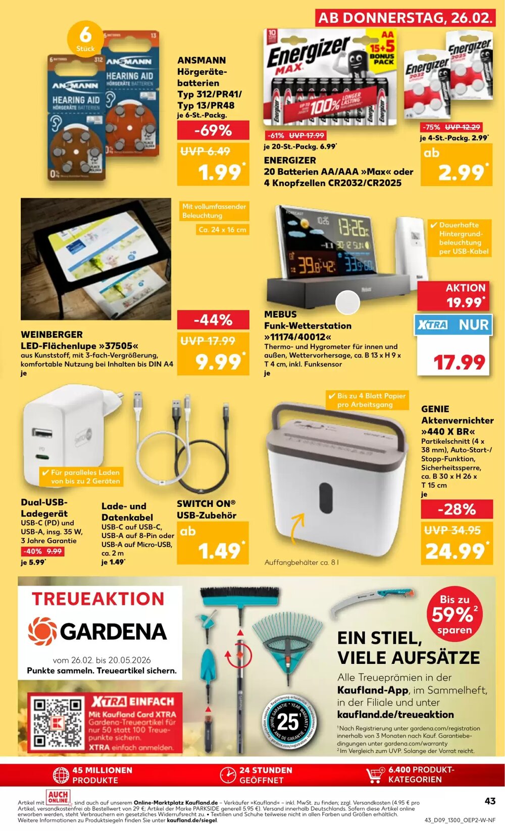 Kaufland Prospekt (ab 25.02.2026) zum Blättern - Seite 43