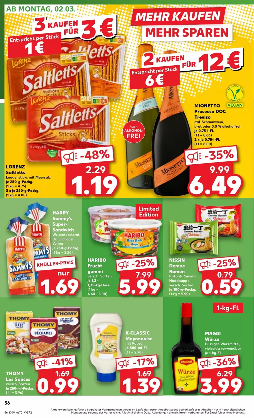 Kaufland Prospekt (ab 25.02.2026) zum Blättern - Seite 56