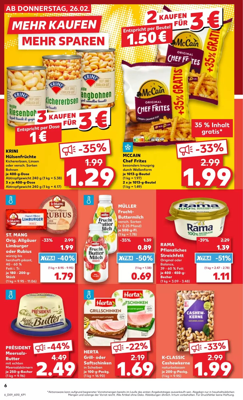 Kaufland Prospekt (ab 25.02.2026) zum Blättern - Seite 6