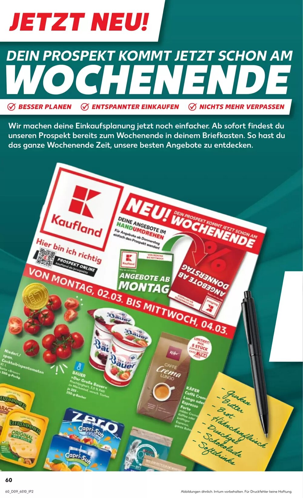 Kaufland Prospekt (ab 25.02.2026) zum Blättern - Seite 60