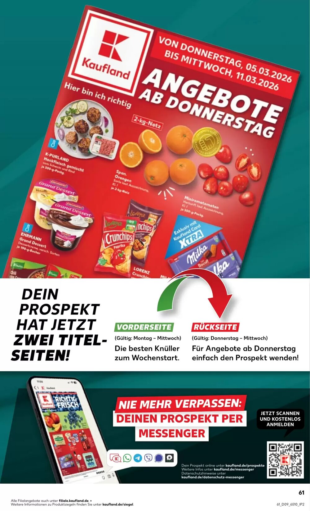 Kaufland Prospekt (ab 25.02.2026) zum Blättern - Seite 61