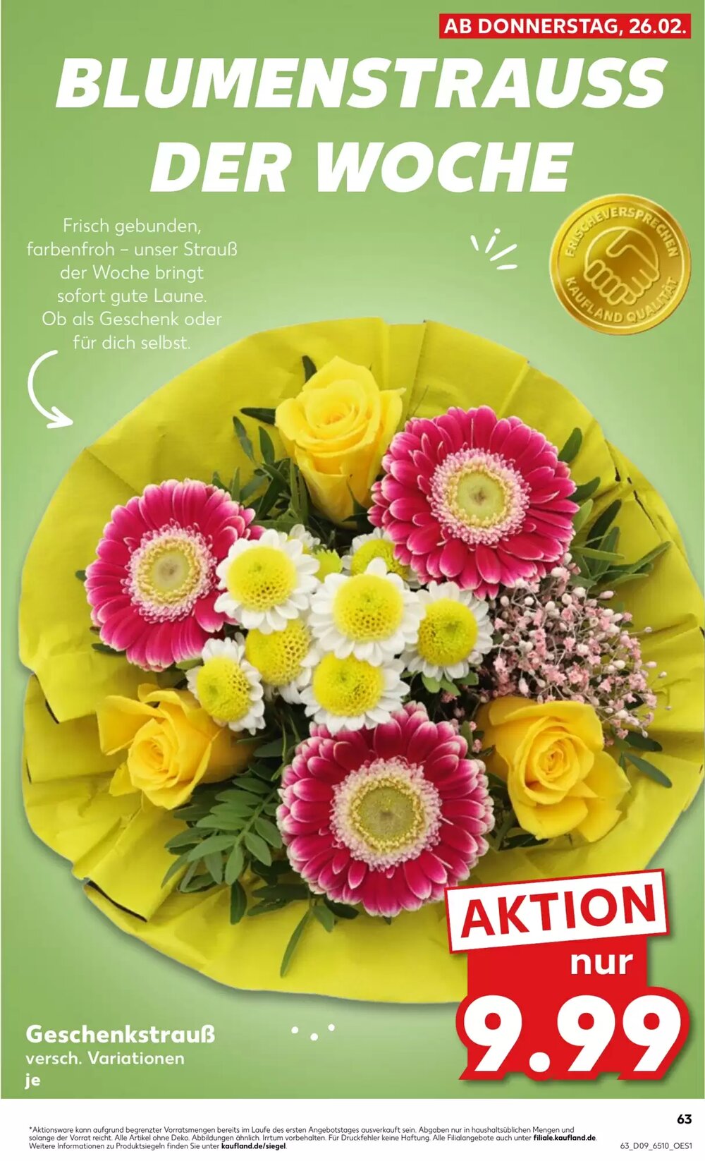Kaufland Prospekt (ab 25.02.2026) zum Blättern - Seite 63