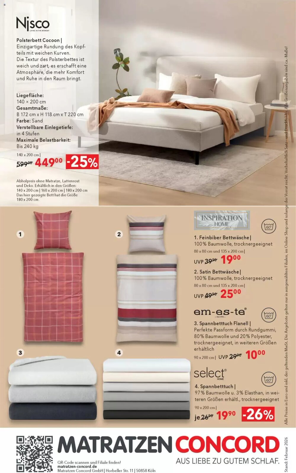 Matratzen Concord Prospekt (ab 25.02.2026) zum Blättern - Seite 8