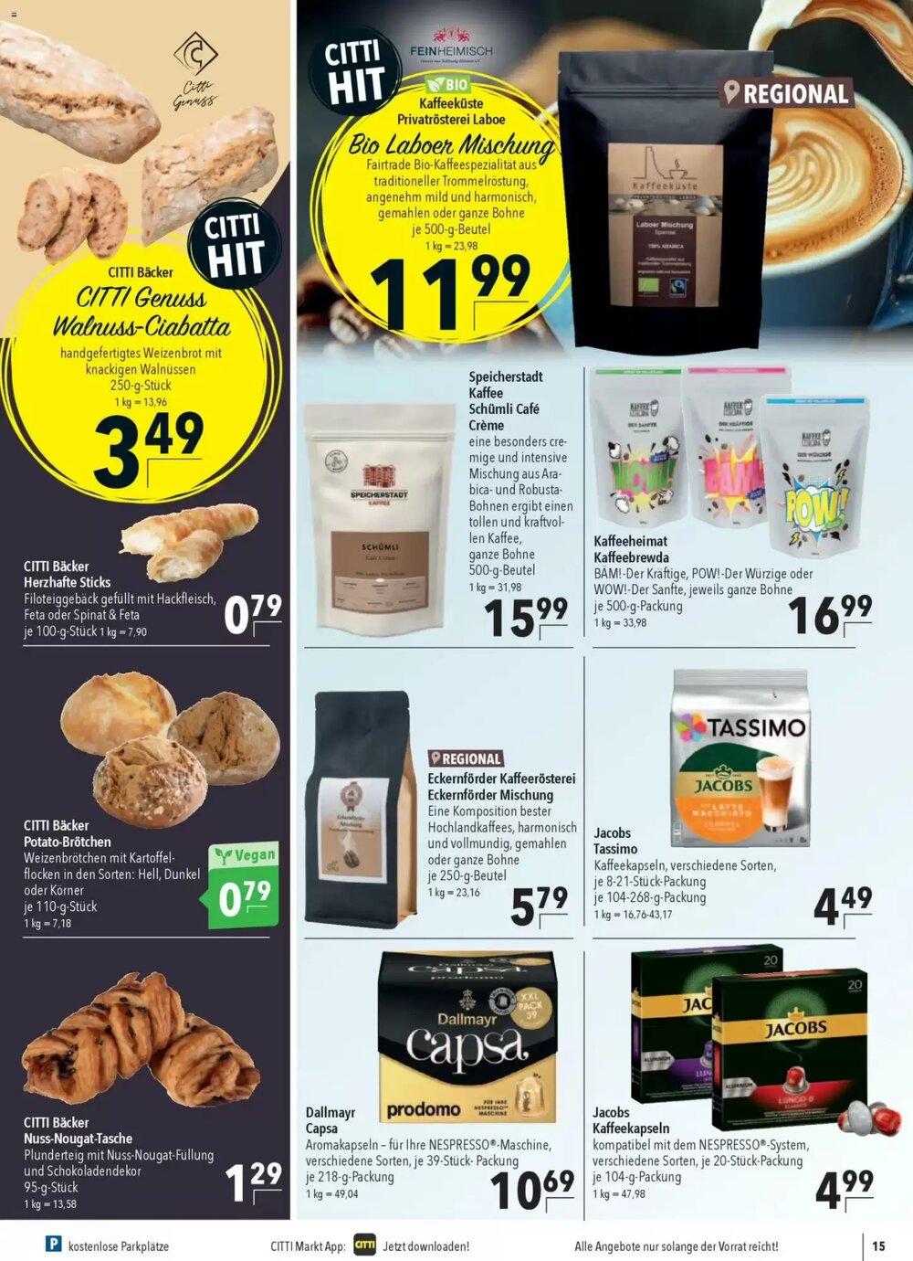 CITTI Markt Prospekt (ab 25.02.2026) zum Blättern - Seite 15