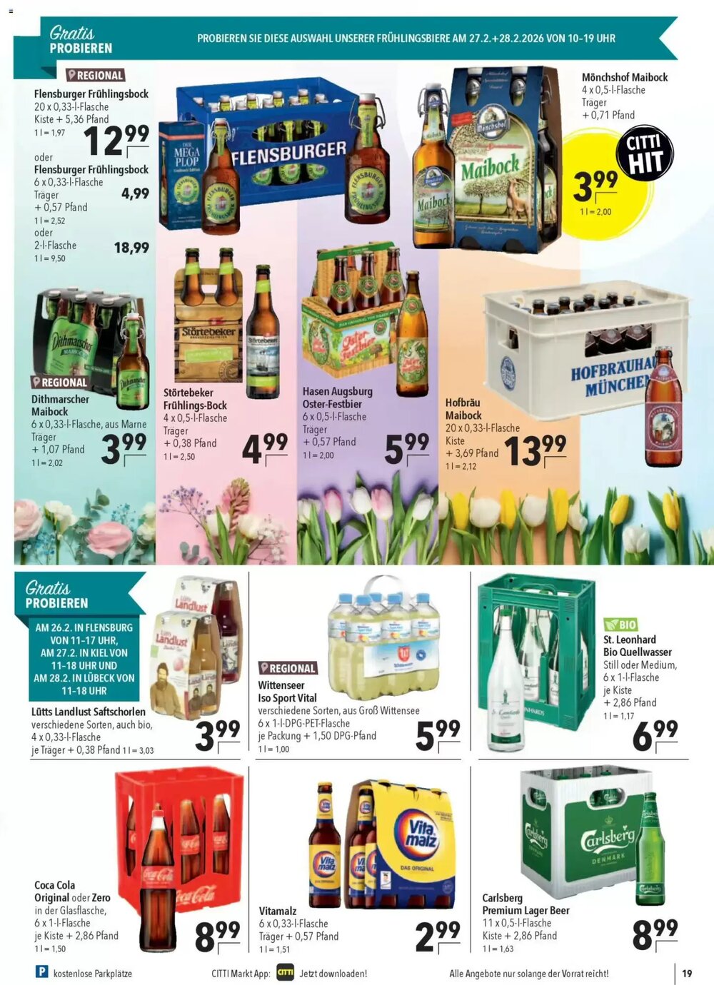 CITTI Markt Prospekt (ab 25.02.2026) zum Blättern - Seite 19