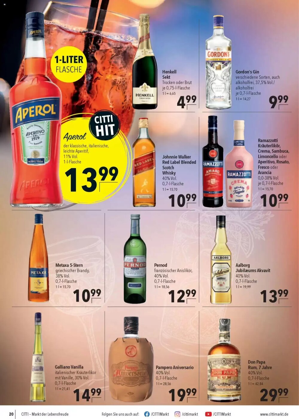 CITTI Markt Prospekt (ab 25.02.2026) zum Blättern - Seite 20