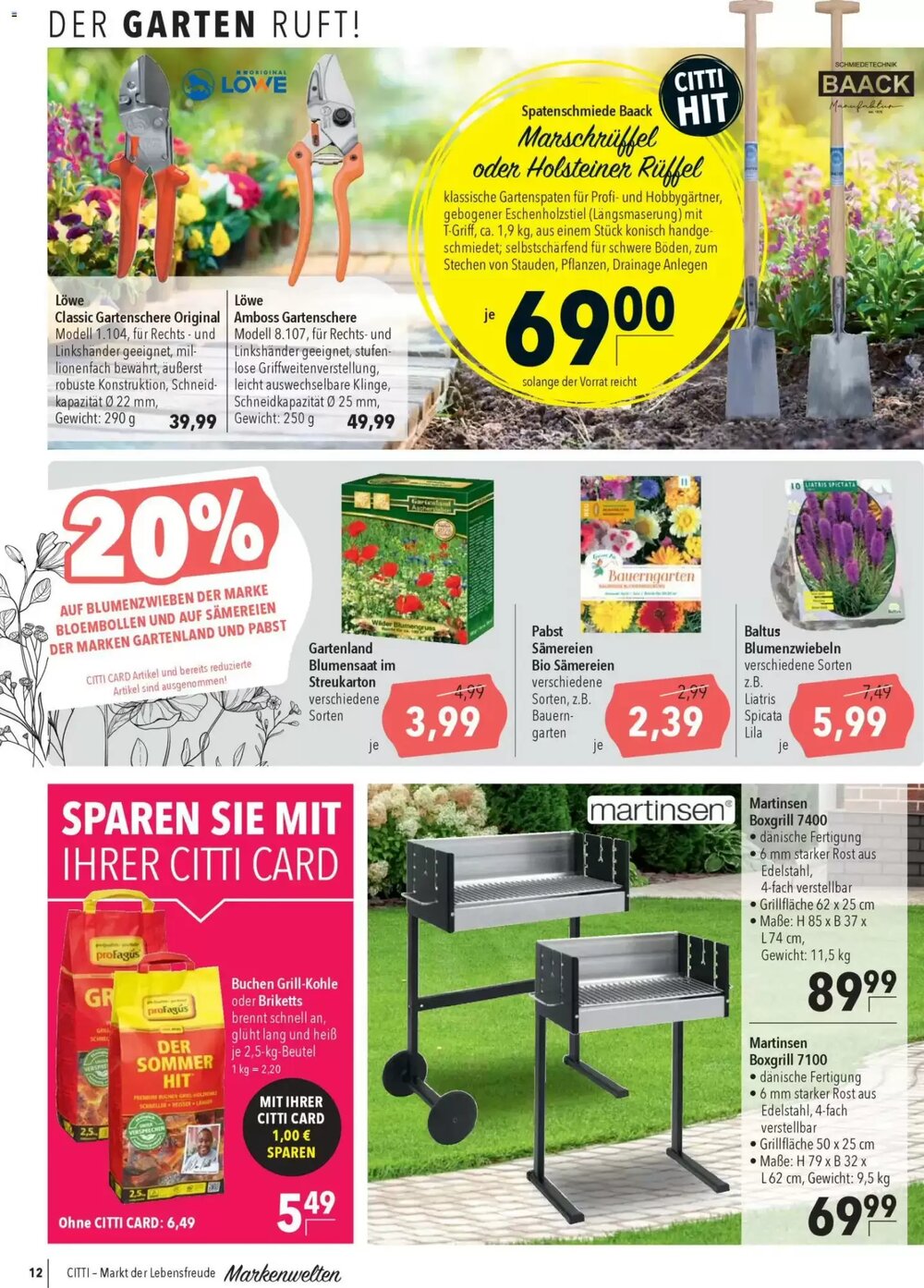 CITTI Markt Prospekt (ab 25.02.2026) zum Blättern - Seite 12