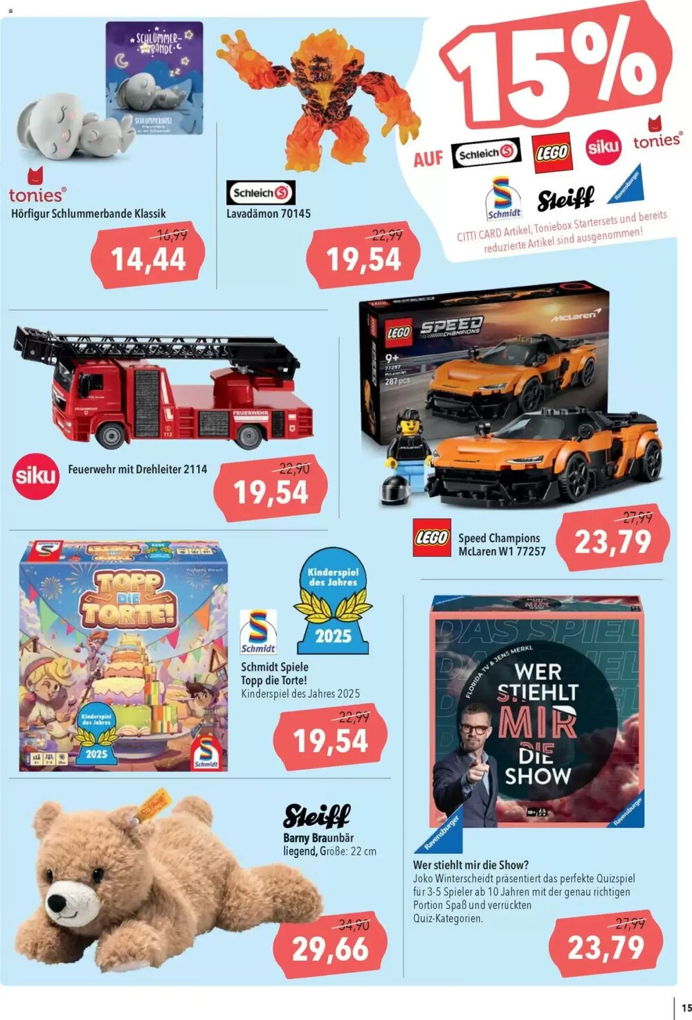 CITTI Markt Prospekt (ab 25.02.2026) zum Blättern - Seite 15