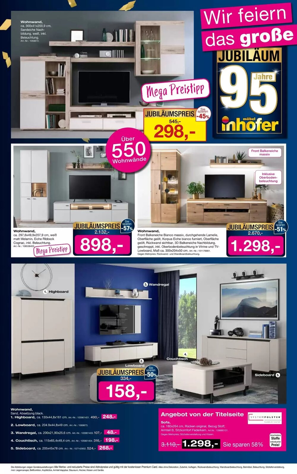 Möbel Inhofer Prospekt (ab 25.02.2026) zum Blättern - Seite 2