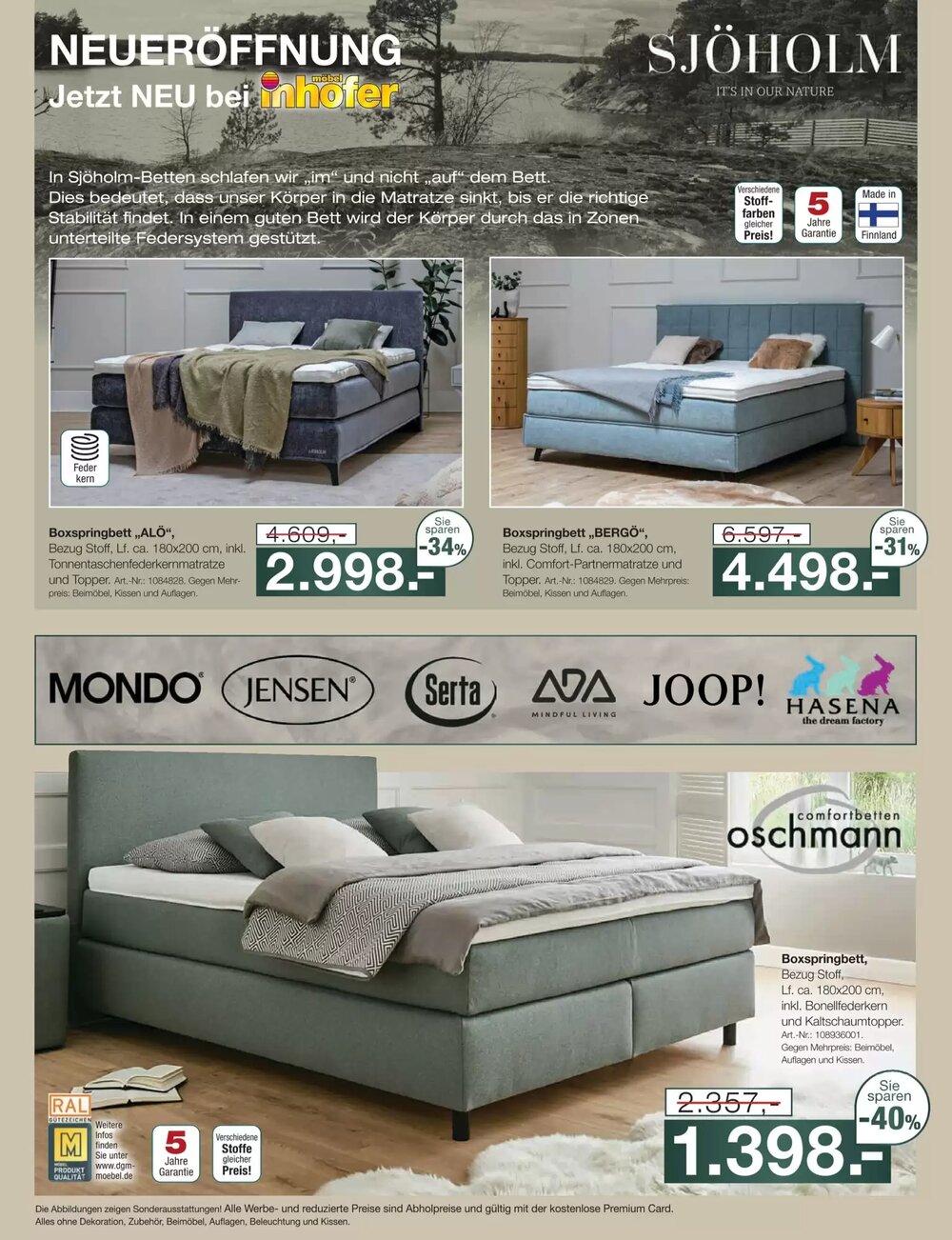 Möbel Inhofer Prospekt (ab 25.02.2026) zum Blättern - Seite 10