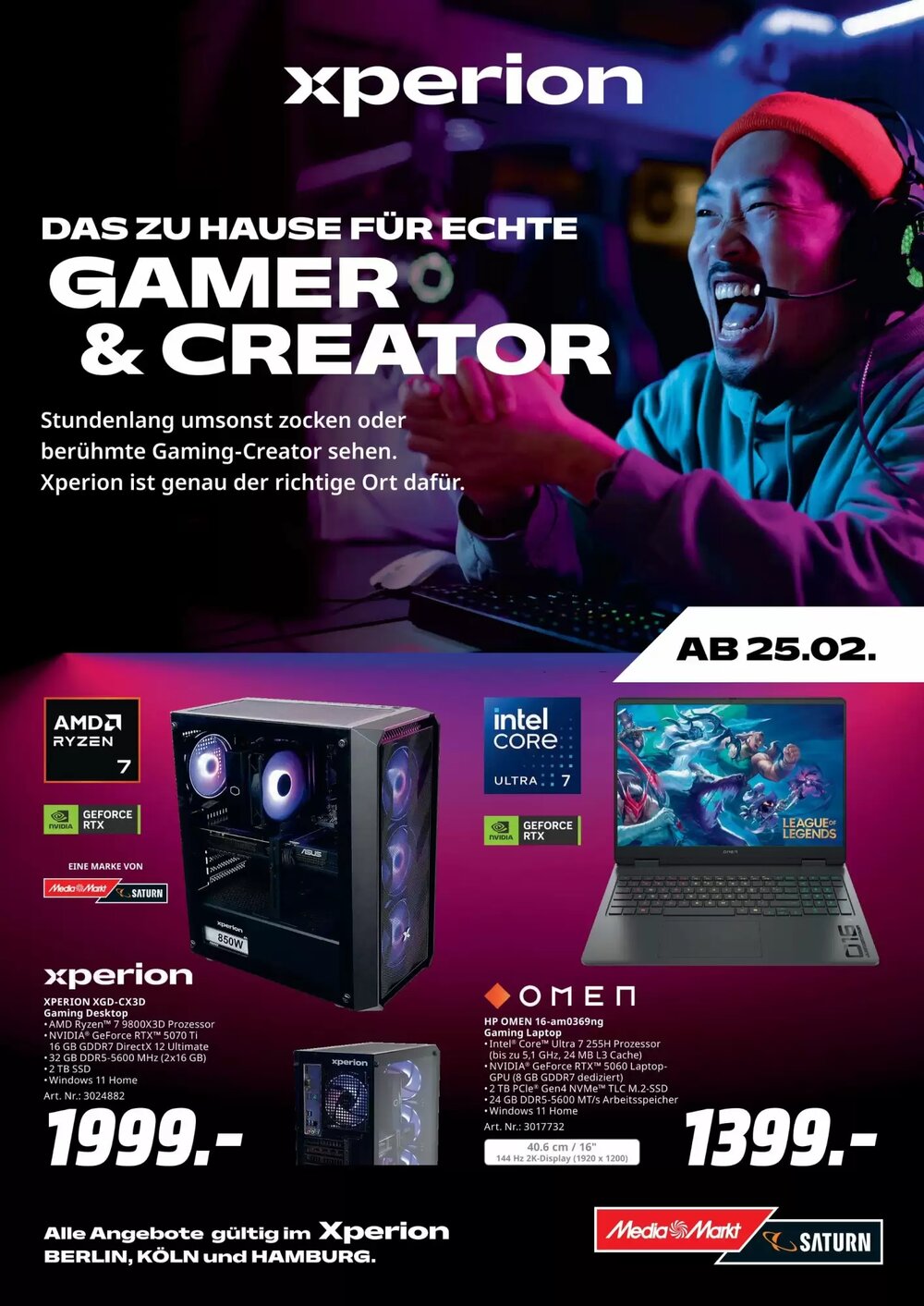 MediaMarkt Prospekt (ab 25.02.2026) zum Blättern - Seite 1
