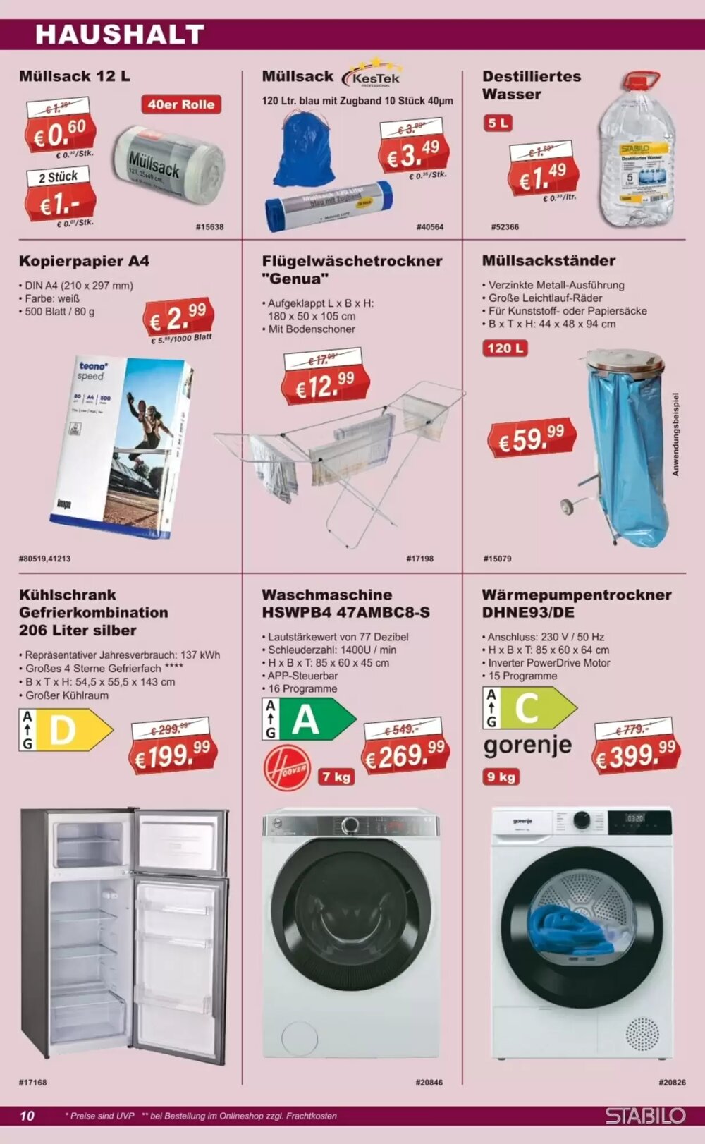 Stabilo Fachmarkt Prospekt (ab 25.02.2026) zum Blättern - Seite 10