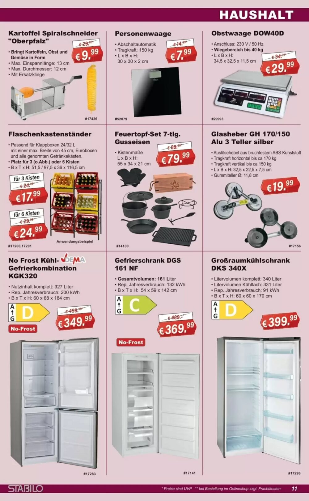 Stabilo Fachmarkt Prospekt (ab 25.02.2026) zum Blättern - Seite 11