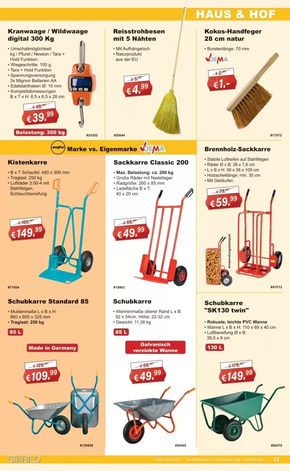 Stabilo Fachmarkt Prospekt (ab 25.02.2026) zum Blättern - Seite 13