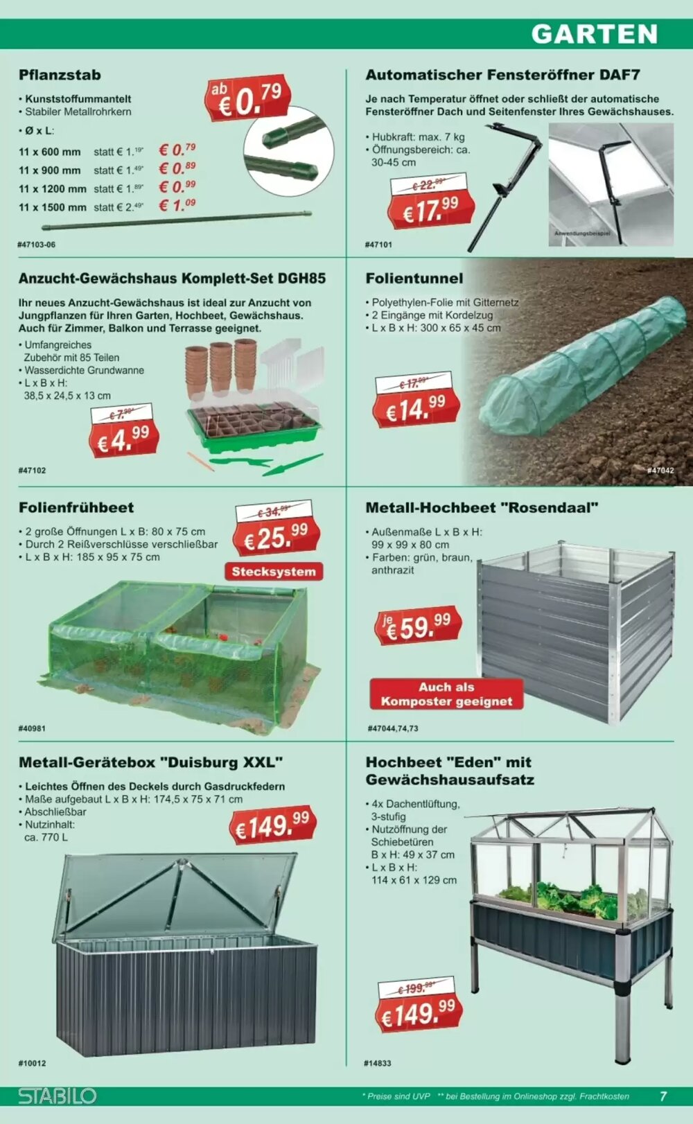 Stabilo Fachmarkt Prospekt (ab 25.02.2026) zum Blättern - Seite 7