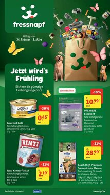 Fressnapf Prospekt (ab 25.02.2026) zum Blättern
