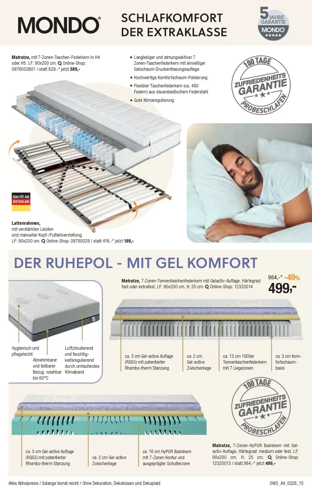 Opti Wohnwelt Prospekt (ab 25.02.2026) zum Blättern - Seite 15