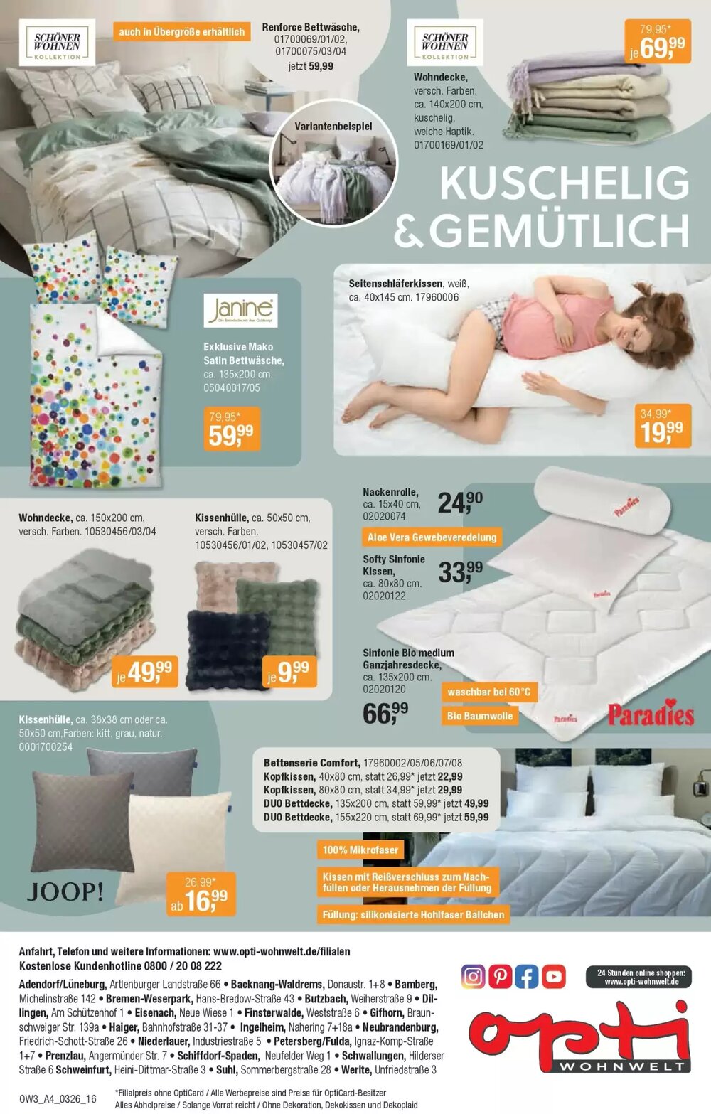 Opti Wohnwelt Prospekt (ab 25.02.2026) zum Blättern - Seite 16