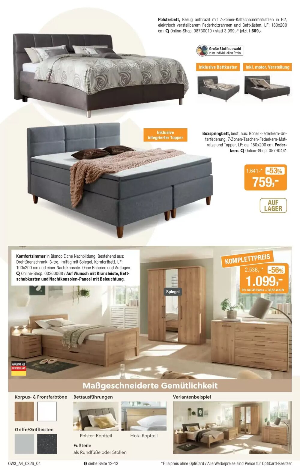 Opti Wohnwelt Prospekt (ab 25.02.2026) zum Blättern - Seite 4