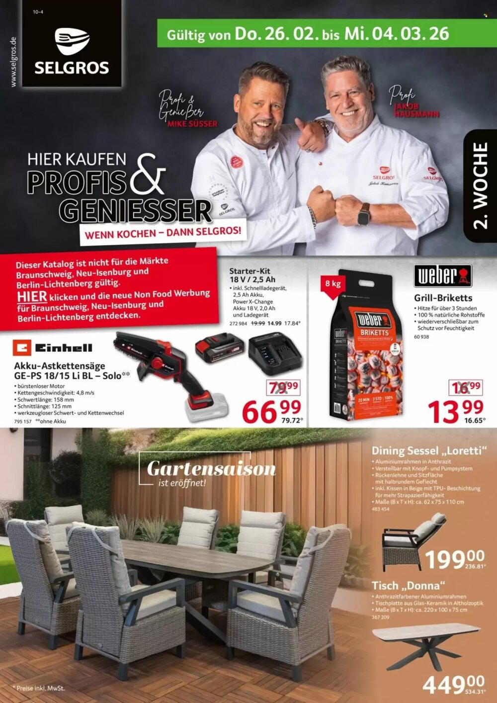 Selgros Prospekt (ab 26.02.2026) zum Blättern - Seite 1