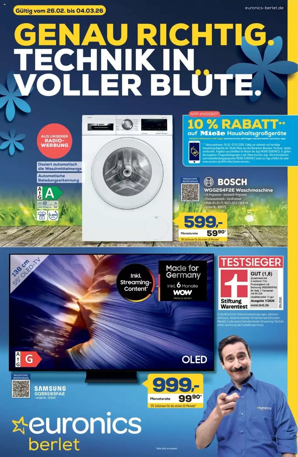 Euronics Prospekt (ab 26.02.2026) zum Blättern - Seite 1