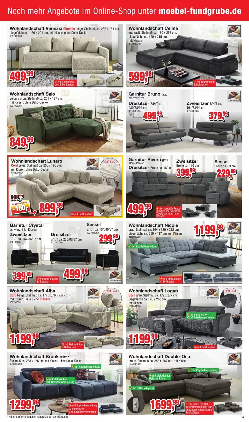 Möbelfundgrube Prospekt (ab 26.02.2026) zum Blättern - Seite 3
