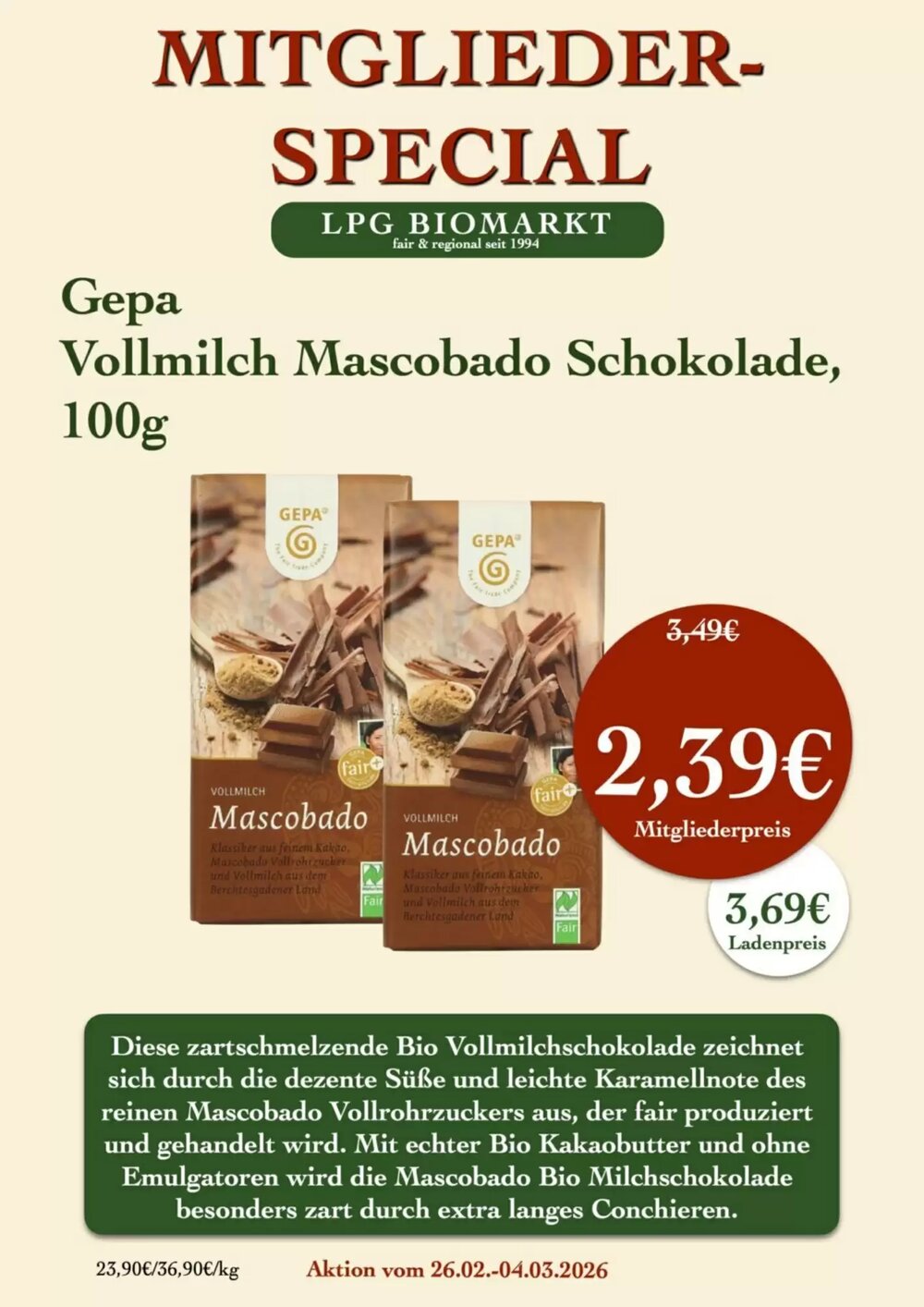 LPG Biomarkt Prospekt (ab 26.02.2026) zum Blättern - Seite 10