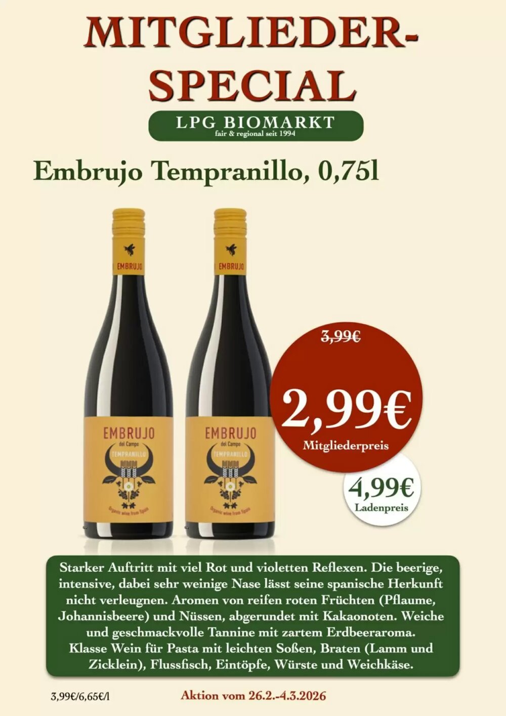 LPG Biomarkt Prospekt (ab 26.02.2026) zum Blättern - Seite 11