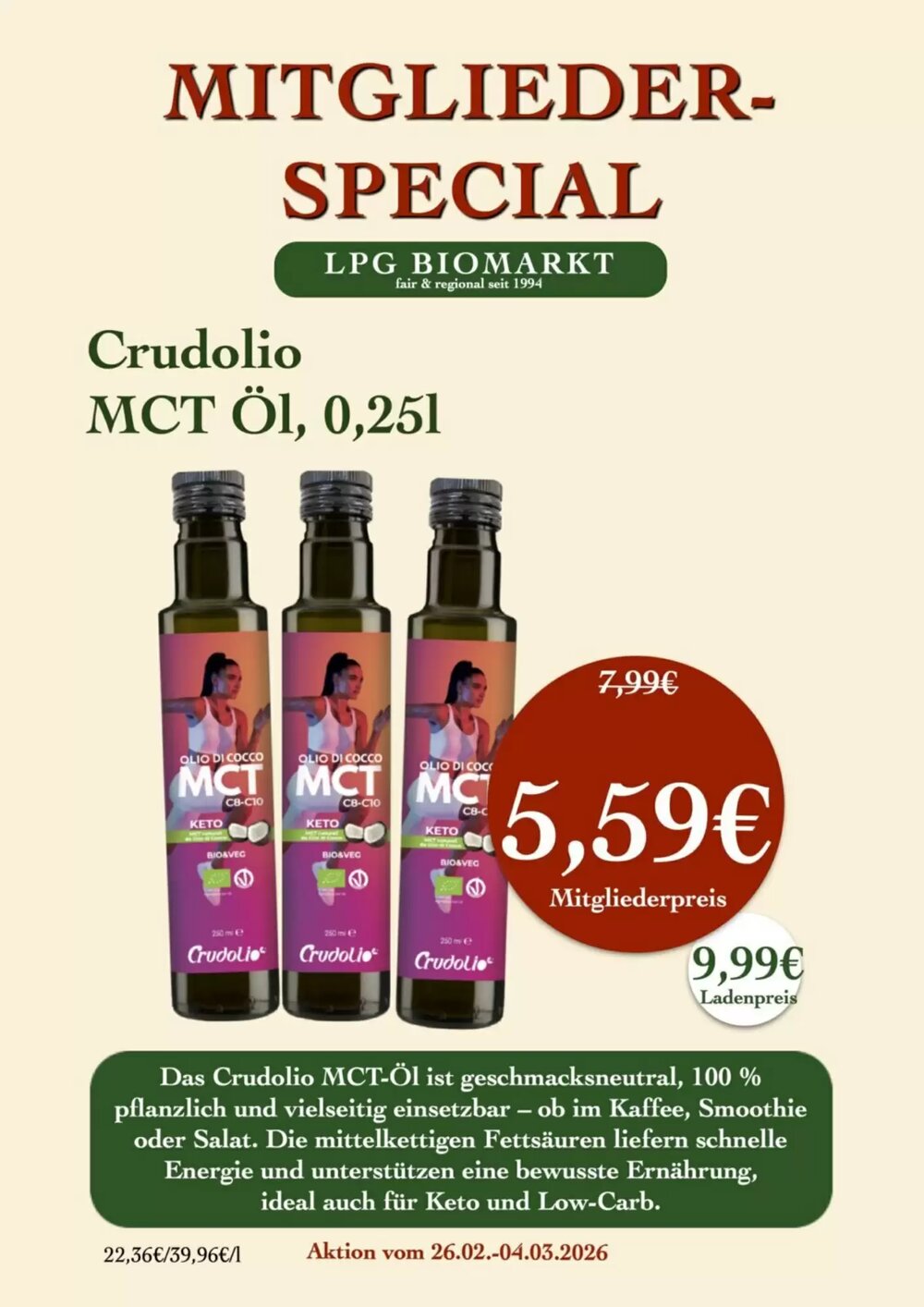 LPG Biomarkt Prospekt (ab 26.02.2026) zum Blättern - Seite 13