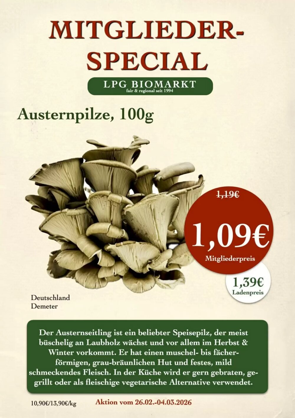 LPG Biomarkt Prospekt (ab 26.02.2026) zum Blättern - Seite 14