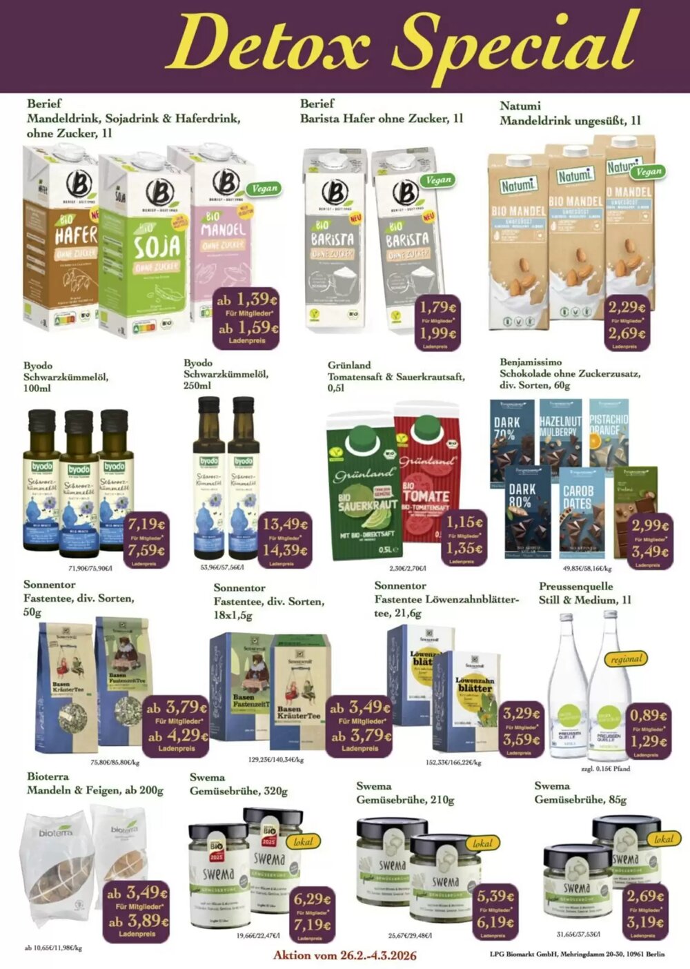 LPG Biomarkt Prospekt (ab 26.02.2026) zum Blättern - Seite 4