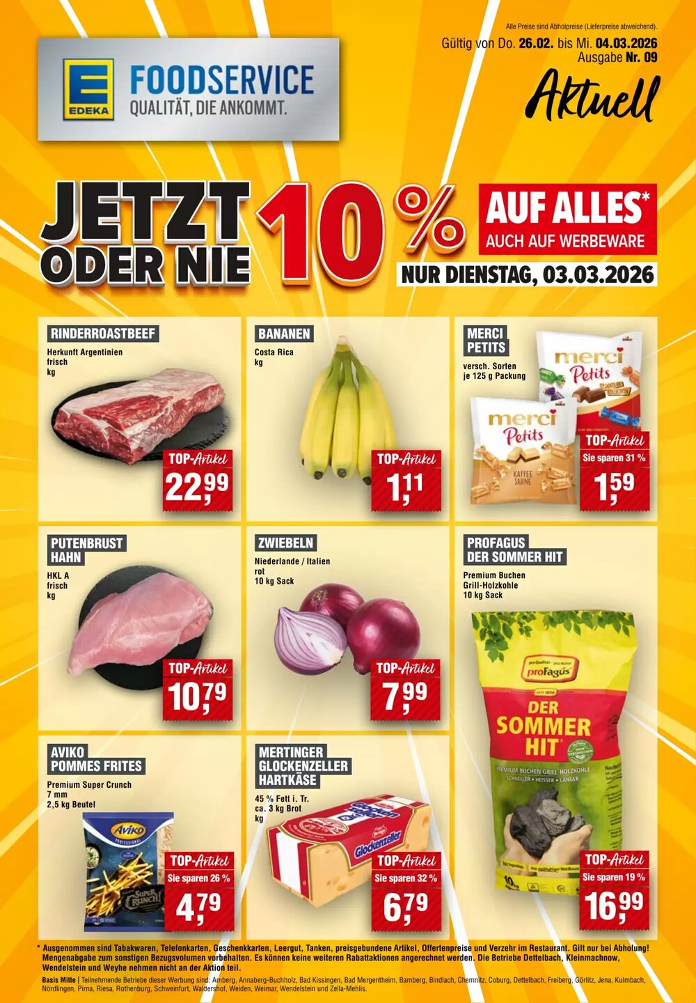 EDEKA Foodservice Prospekt (ab 26.02.2026) zum Blättern - Seite 1