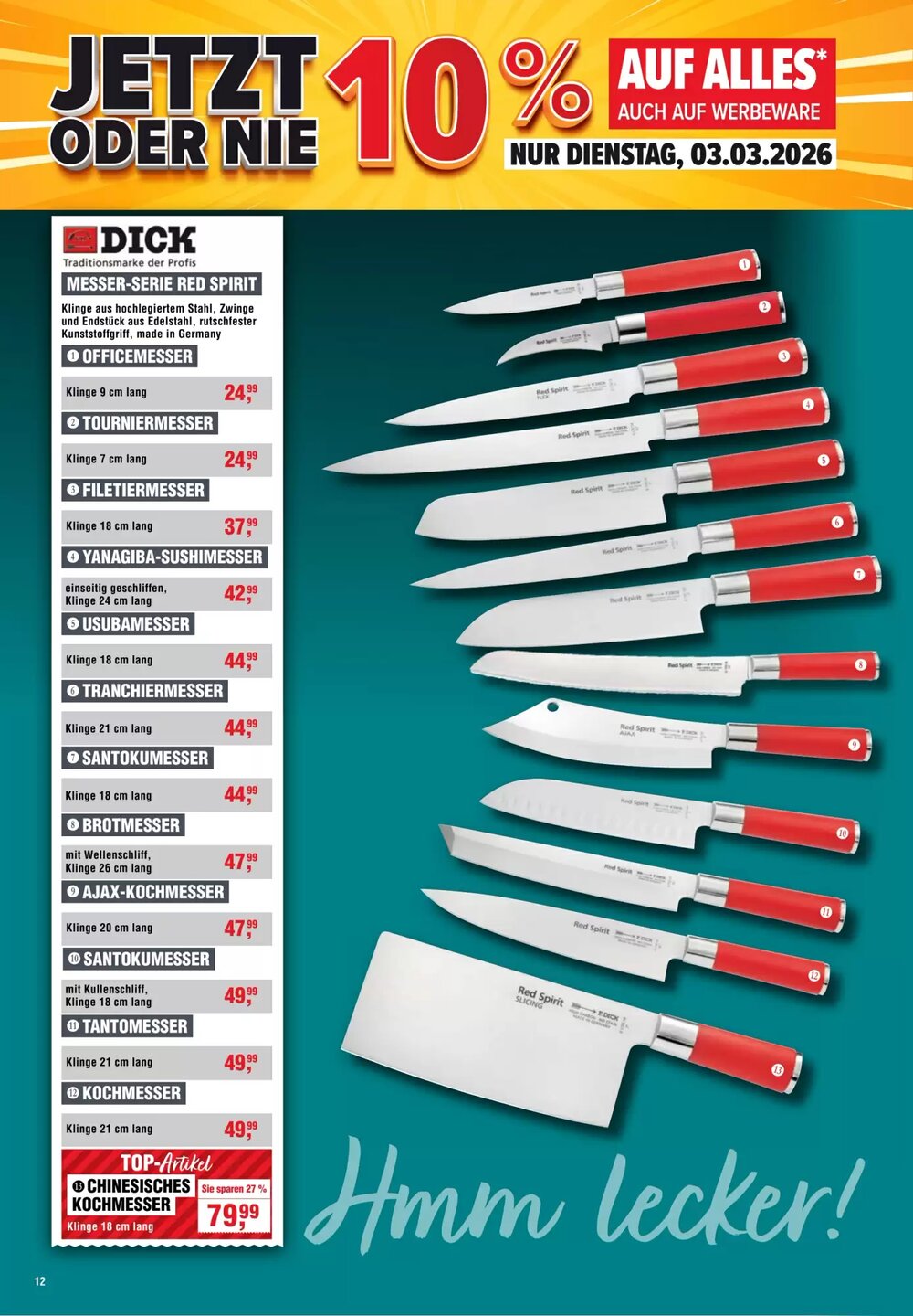 EDEKA Foodservice Prospekt (ab 26.02.2026) zum Blättern - Seite 12