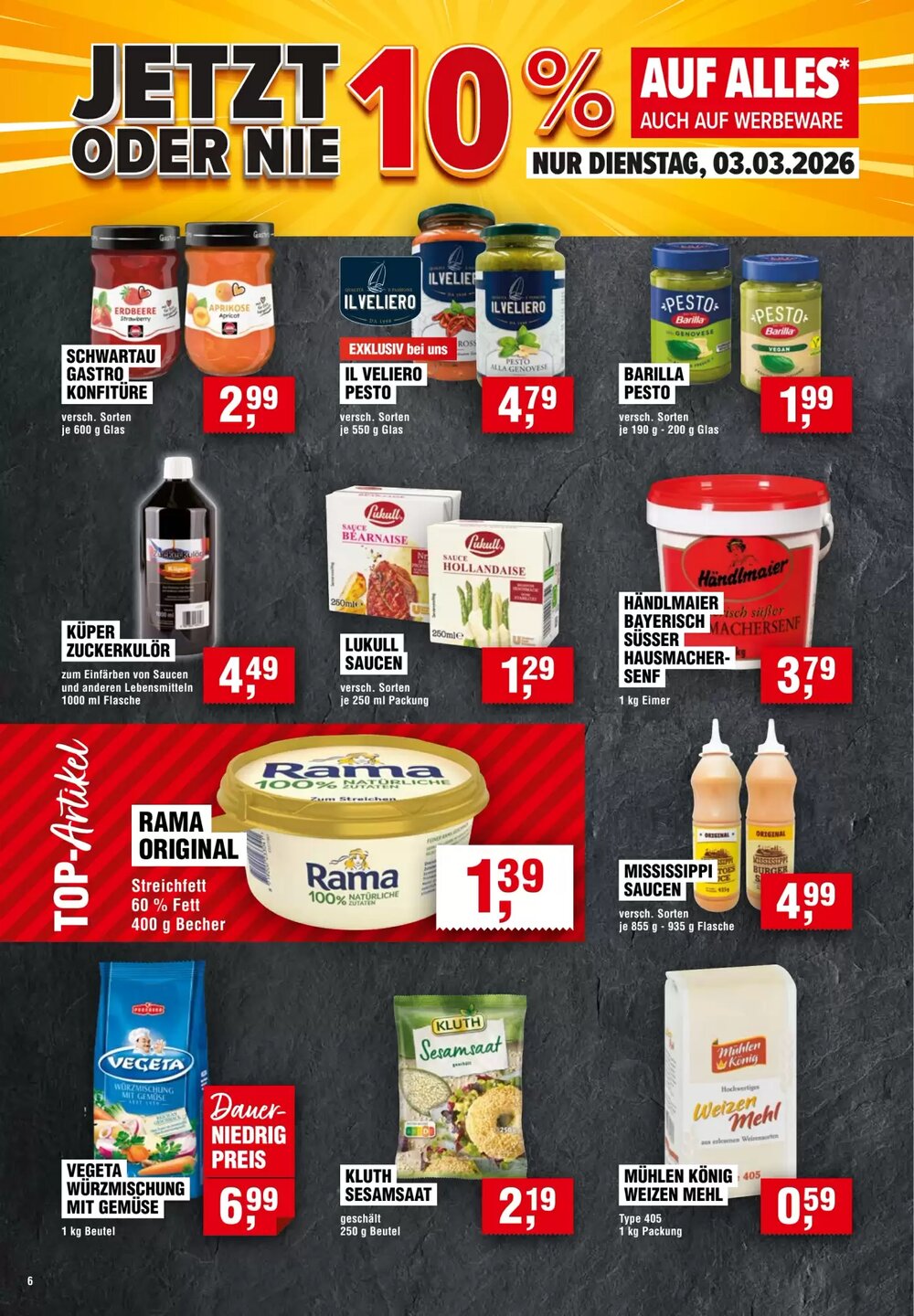 EDEKA Foodservice Prospekt (ab 26.02.2026) zum Blättern - Seite 6