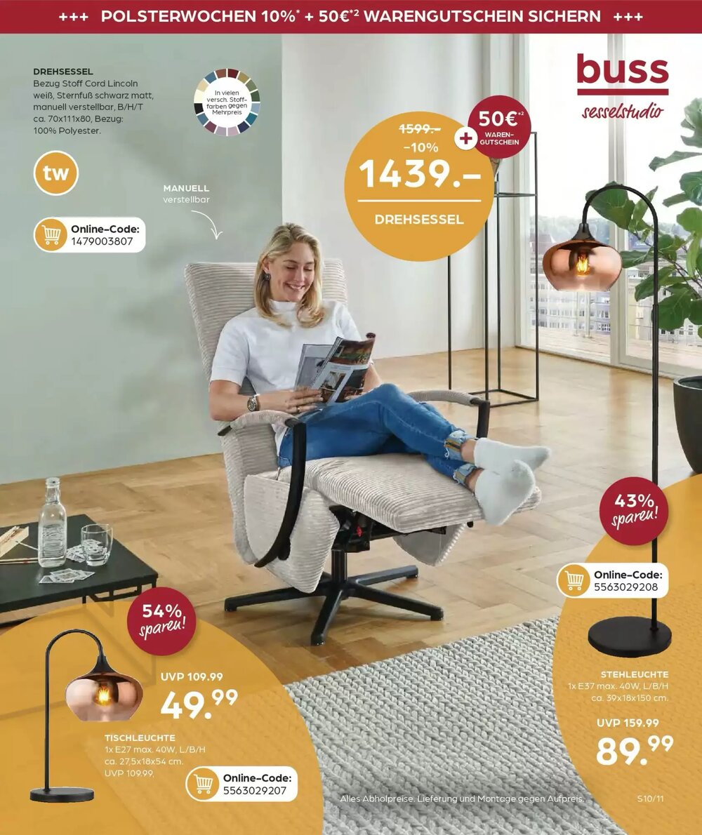 Möbel Buss Prospekt (ab 26.02.2026) zum Blättern - Seite 11