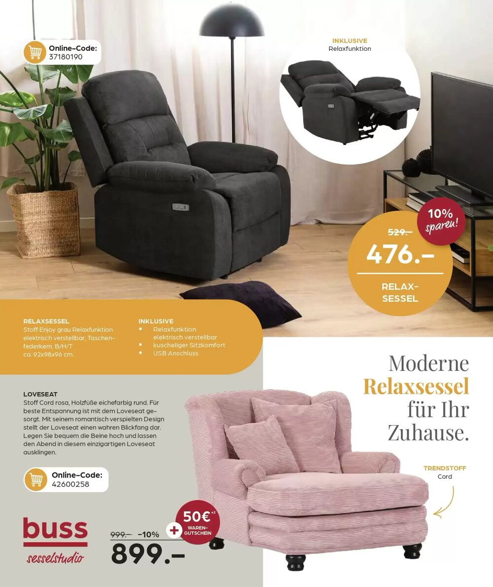 Möbel Buss Prospekt (ab 26.02.2026) zum Blättern - Seite 14