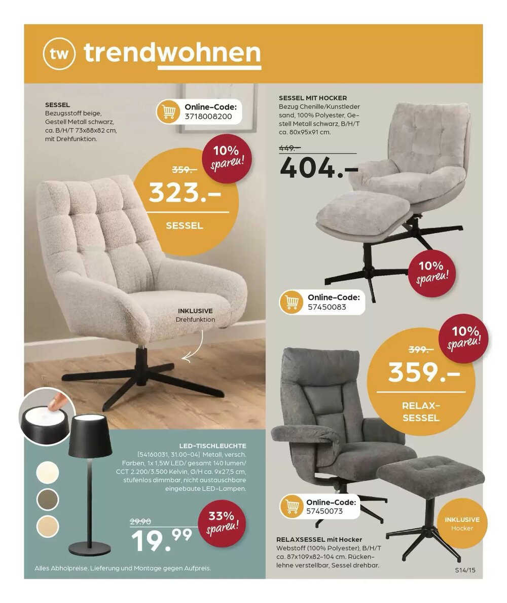 Möbel Buss Prospekt (ab 26.02.2026) zum Blättern - Seite 15